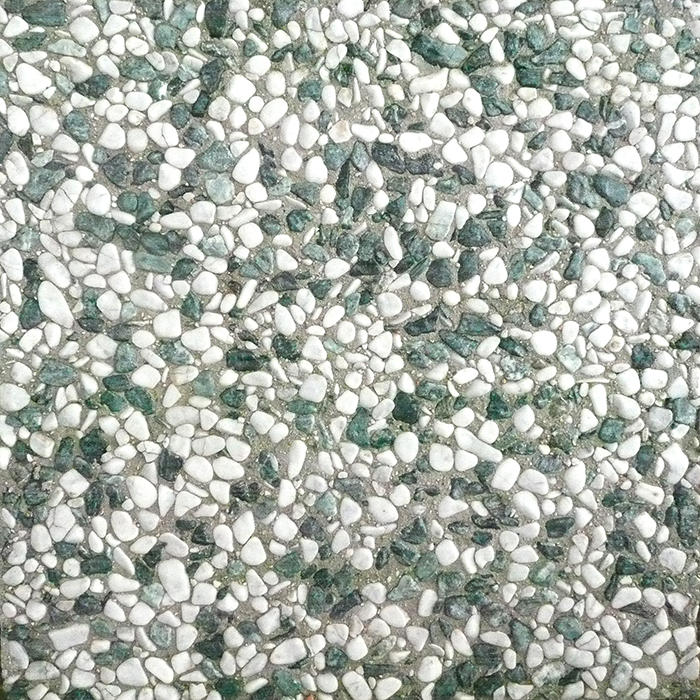 Bianco e verde - Ciottolo lavato arrotondato