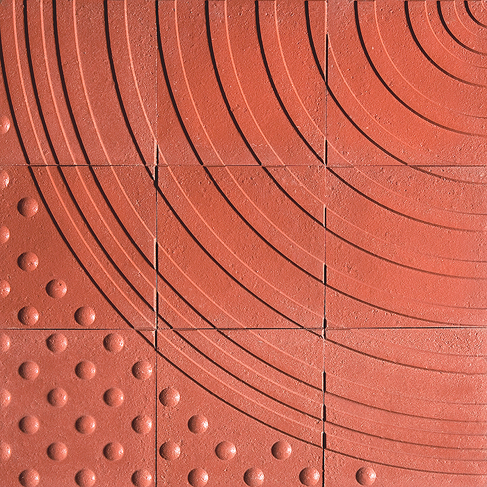 Indicazione curva 90 gradi - Pavimento loges