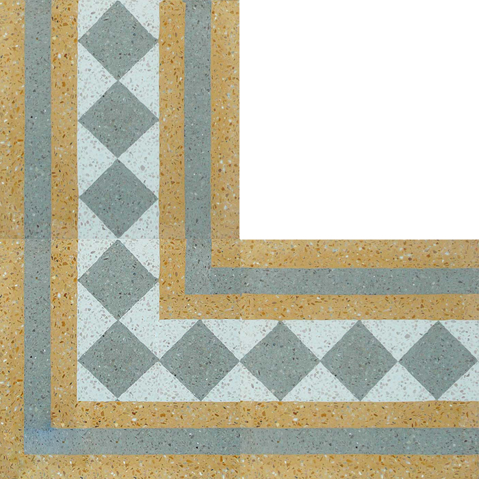 Angolo decoro bordatura dadino pavimenti interni - Sam pavimenti